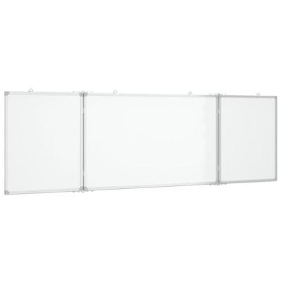 Whiteboard magnetisch inklapbaar 160x50x1,7 cm aluminium