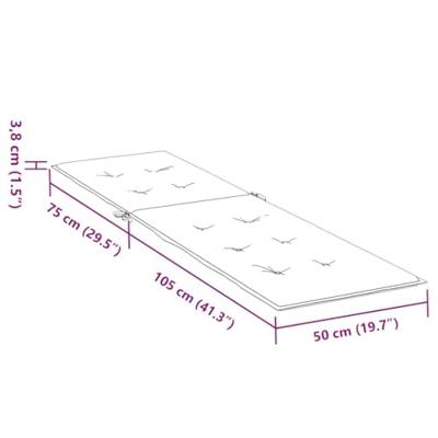 VidaXL Terrasstoelkussen oxford stof marineblauw VidaXL Terrasstoelkussen oxford stof marineblauw