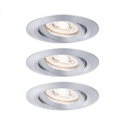 Paulmann 92975 EBL Nova mini Plus Coin LED-inbouwlamp Set van 3 stuks 4.20 W Aluminium Paulmann 92975 EBL Nova mini Plus Coin LED-inbouwlamp Set van 3 stuks 4.20 W Aluminium