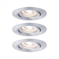 Paulmann 92975 EBL Nova mini Plus Coin LED-inbouwlamp Set van 3 stuks 4.20 W Aluminium - thumbnail
