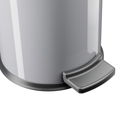 Hailo 0704-442 Solid S Pedaalemmer + 3L Gegalvaniseerde Binnenemmer Grijs