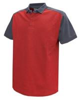DASSY polo shirt cesar katoen rood/grijs m (nml) - thumbnail