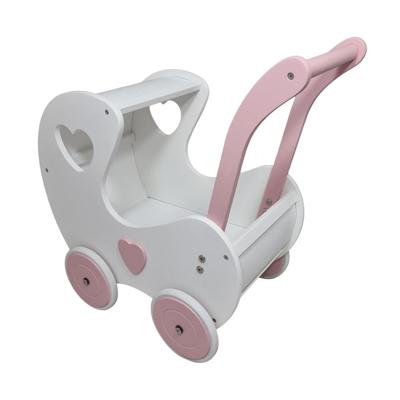 Hoge houten poppenwagen - Klassiek - Fiona Hoge houten poppenwagen - Klassiek - Fiona