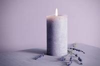 Bolsius Stompkaars 19cm Frosted Lavender - thumbnail
