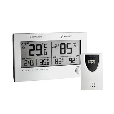 TFA Hygrometer twin plus - luchtvochtigheid en temperatuur - binnen en buiten TFA Hygrometer twin plus - luchtvochtigheid en temperatuur - binnen en buiten
