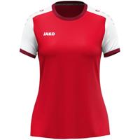JAKO 4270D Shirt Dynamic Km Dames - Rood/Wit/Donkerrood - XL (46/48) - thumbnail