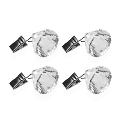 Tafelkleedclip Versa 3,6 x 6 x 3,6 cm Diamant 4 Onderdelen Tafelkleedclip Versa 3,6 x 6 x 3,6 cm Diamant 4 Onderdelen