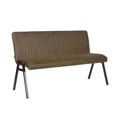 LABEL51 Eetkamerbank 'Matz', 175cm, kleur Groen