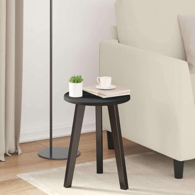 Tafelblad Zwart 30 x 30 x 1.5 cm Bewerkt hout