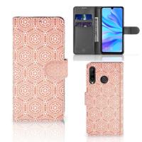 Huawei P30 Lite (2020) | Telefoon Hoesje | Pattern Orange | Portemonnee hoesje - thumbnail