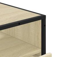 Ladekast 70x41x83,5 cm bewerkt hout sonoma eikenkleurig - thumbnail