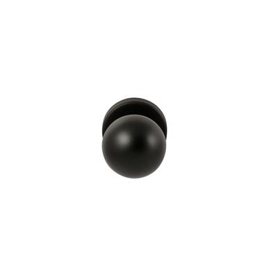 Hardbrass Voordeurknop Sfera 50mm. - puurzwart Hardbrass Voordeurknop Sfera 50mm. - puurzwart