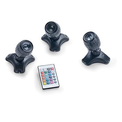 Pontec PondoStar LED RGBW Set 3 Vijververlichting - IP68 Waterdicht met Afstandsbediening, Energieklasse A+ - thumbnail
