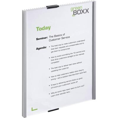 Durable Naambordje INFO SIGN - 4806 (b x h) 210 mm x 297 mm Metallic, Zilver 480623 Durable Naambordje INFO SIGN - 4806 (b x h) 210 mm x 297 mm Metallic, Zilver 480623