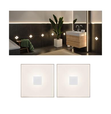 Paulmann LumiTiles Basic Set Square 10x10cm 78401 LED-paneel basisset LED 2.2 W Warmwit Wit Paulmann LumiTiles Basic Set Square 10x10cm 78401 LED-paneel basisset LED 2.2 W Warmwit Wit