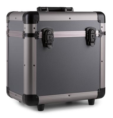 Power Dynamics RC80 Vinyl Record case voor 12 inch platen titanium
