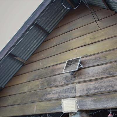 V-TAC VT-80W 7841 LED-schijnwerper, Zonne-energiemodule 10 W Koudwit Wit