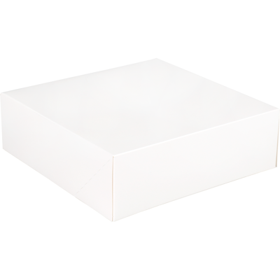 Gebaksdoos | karton | 25x25x8cm | wit | 175 stuks