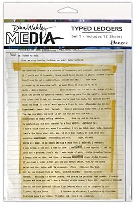 Ranger Ink Ranger • dina wakley media typed ledgers set 1 12sheets