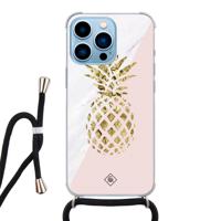 iPhone 13 Pro Max hoesje met koord - Ananas - thumbnail