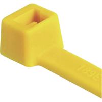 HellermannTyton 111-03006 T30R-PA66-YE Kabelbinder 150 mm 3.50 mm Geel Weerbestendig 100 stuk(s) - thumbnail