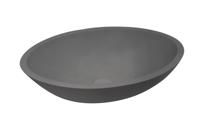 Waskom Best Design New Stone Epona Lava opbouw Solid Surface - thumbnail