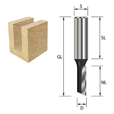 ENT Groeffrees HM 5x12.7x62mm, 1-snijkant kolf 12mm - 7910086