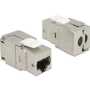 Delock 86288 Keystone-module RJ45-aansluiting Cat.6A zonder gereedschap Delock 86288 Keystone-module RJ45-aansluiting Cat.6A zonder gereedschap