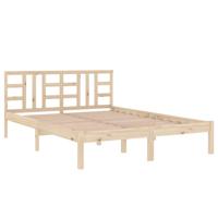 Bedframe massief hout 135x190 cm - thumbnail