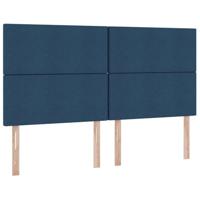 Opslag bed met matras met opslag Blauw 160 x 200 cm Nep Leer - thumbnail