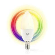 Nedis SmartLife Multicolour Lamp | Wi-Fi | E14 | 470 lm | 4.9 W | 1 stuks - WIFILRC10E14 WIFILRC10E14 - thumbnail