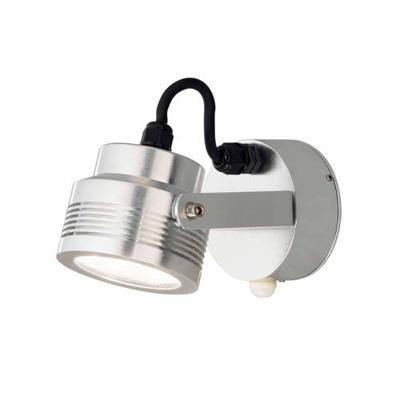 Konstsmide Monza Big 7942-310 LED-buitenlamp met bewegingsmelder (wand) Energielabel: G (A - G) LED LED vast ingebouwd 6 W Aluminium