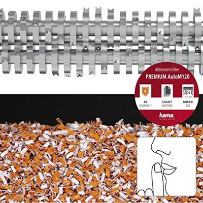 Hama Papiervernietiger Premium AutoM120 Shredder Met Veiligheidsniveau E3 P4 T4 Hama Papiervernietiger Premium AutoM120 Shredder Met Veiligheidsniveau E3 P4 T4
