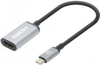 Manhattan USB 2.0 Adapter [1x USB-C stekker - 1x HDMI-bus] Manhattan USB-C to HDMI Cable, 4K@60Hz, 5 Gbps (USB 3.2 Gen1 aka USB 3.0) 15 cm - thumbnail