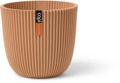 Pot bol Groove 25x23 peachy fuzz bloempot Capi Europe - Capi europe
