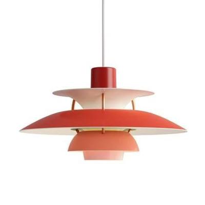Louis Poulsen PH 5 Mini Hanglamp - Rood