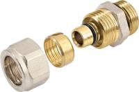 Bonfix - Alu-Knelfitting - Puntstuk - bu. dr. x alu-knel - 3/4 x 26mm - thumbnail