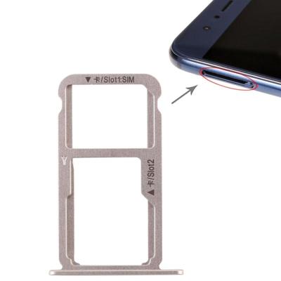 SIM-kaart lade + SIM-kaart lade/micro SD-kaart voor Huawei Honor 8 (goud)