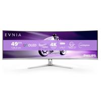 Philips Evnia 49M2C8900L/00 49 Ultrawide Quad HD 144Hz USB-C 90W Curved OLED Ambiglow Monitor - thumbnail