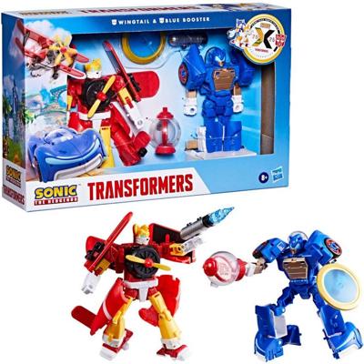 Sonic the Hedgehog x Transformers Action Figure - Wingtail & Blue Booster
