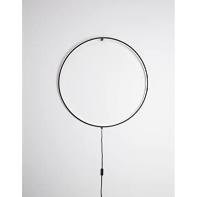 Lyora VloerlampRing zwart Ø 45cm - 9108312