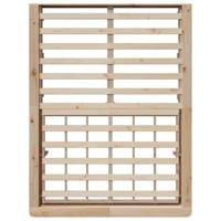 Bedframe met opslag Bruin 120 x 190 cm Hout - thumbnail