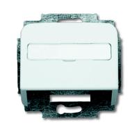 Busch-Jaeger 2CKA001724A1663 Afdekking Zuiver wit (RAL 9010), Wit 1 stuk(s) - thumbnail