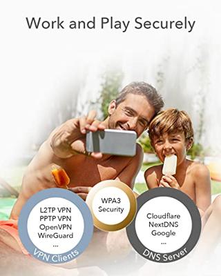 Cudy M1200 3-Pack AC1200 Mesh-WiFi-Systeem Voor Het Hele Huis, Dual-Band WiFi-Router, Bereikverlenger, VPN, IPv6, DDNS