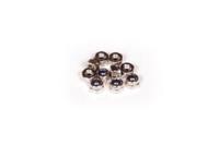 M2.5 Nylon Locking Hex Nut - Silver (10pcs) (AXA1041) - thumbnail