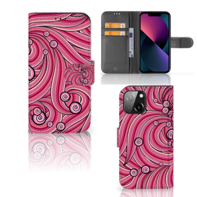 iPhone 13 Mini Hoesje Swirl Pink iPhone 13 Mini Hoesje Swirl Pink