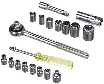 Brüder Mannesmann M 206 Dopsleutelset Metrisch 1/4 (6.3 mm), 3/8 (10 mm) 20-delig