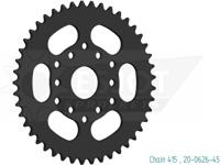 ESJOT achtertandwiel "0626" chain wheel 415 45z steel black - thumbnail