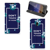 Nokia 2.2 Design Case Flowers Blue DTMP - thumbnail