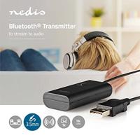 Nedis bttr050bk draadloze audiozender bluetooth® maximaal 1 hoofdtelefoon zwart - thumbnail